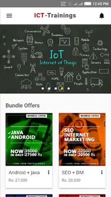 ICT-Trainings Official android App screenshot 1